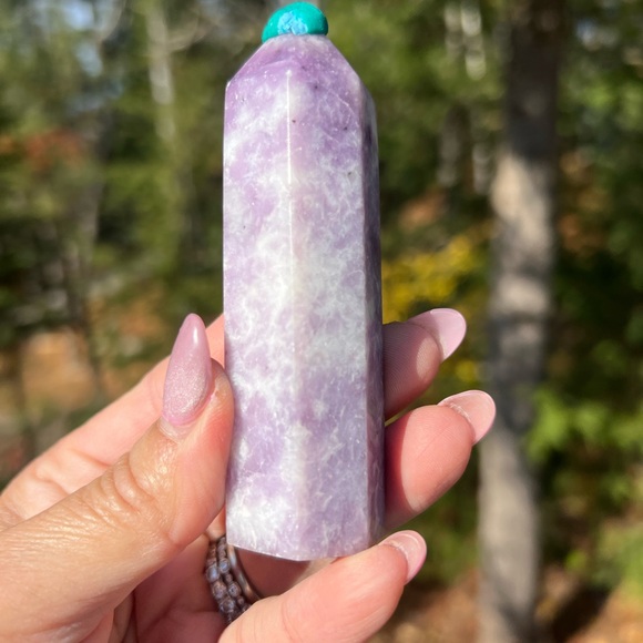 Other - Lepidolite (2) tower | crystal